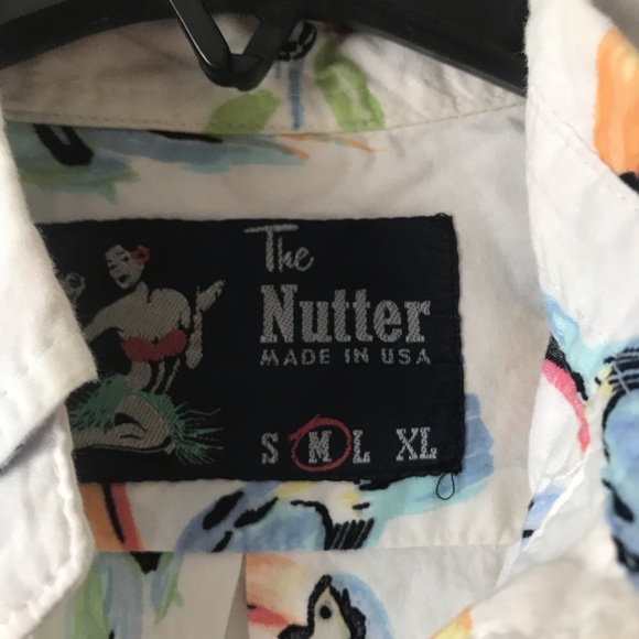 MENS SHIRT THE NUTTER BIRD THEME
SZ MEDIUM - Picture 4 of 5